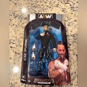 CM Punk Action Figure - Black and Blue